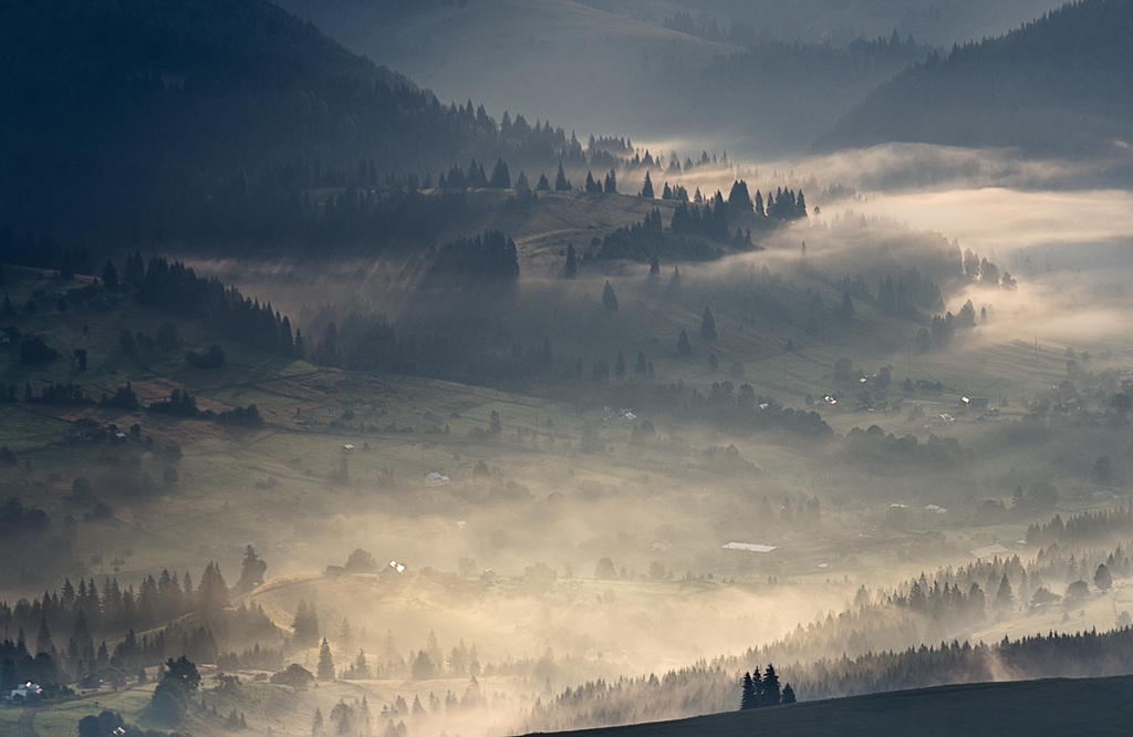 Foggy morning valleys by empyrea1