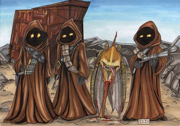 Jawas vs Jar Jar Binks