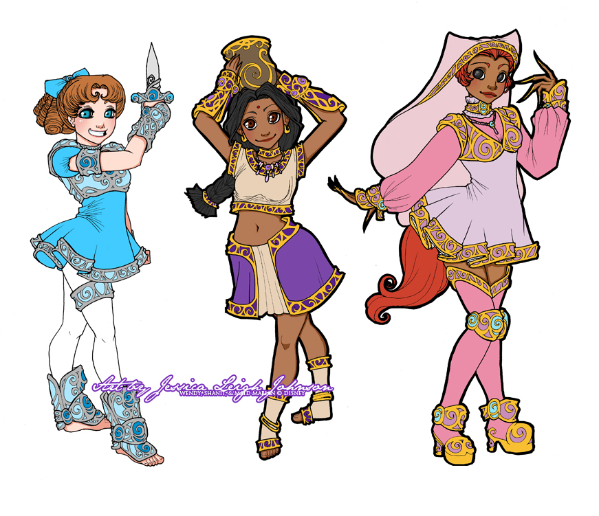 Disney Enchanted Girls: Progress