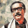 Portrait Of Bangabandhu Sheikh Mujibur Rahman