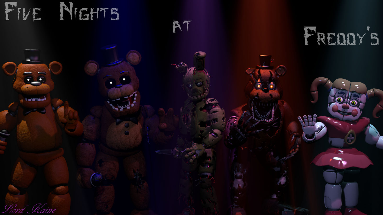 FNaF 3 Wallpaper by Lord-Kaine on DeviantArt