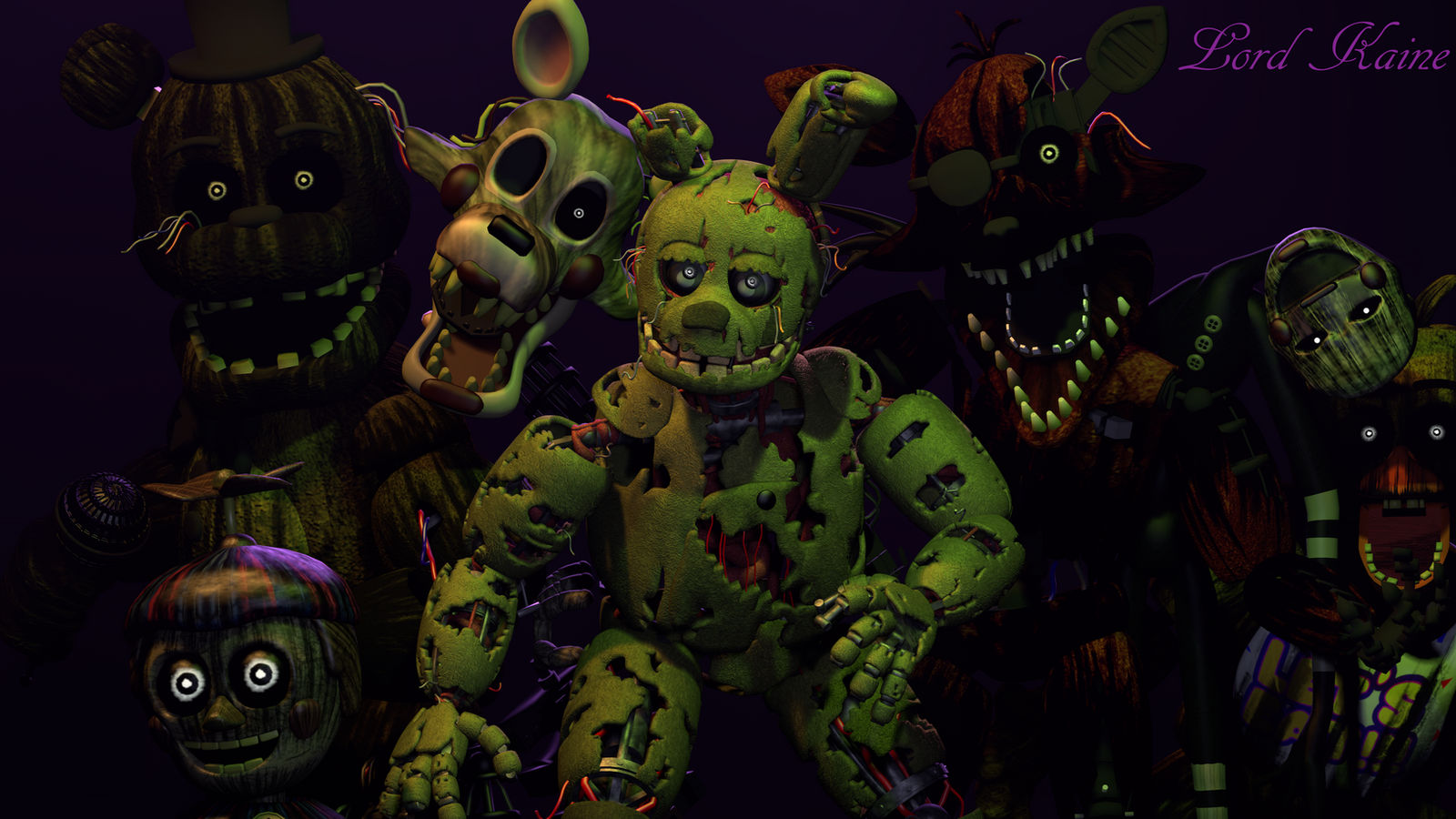 Five Nights at Freddy's 3 Desktop Background by nightmarefoxypirate0 on  DeviantArt