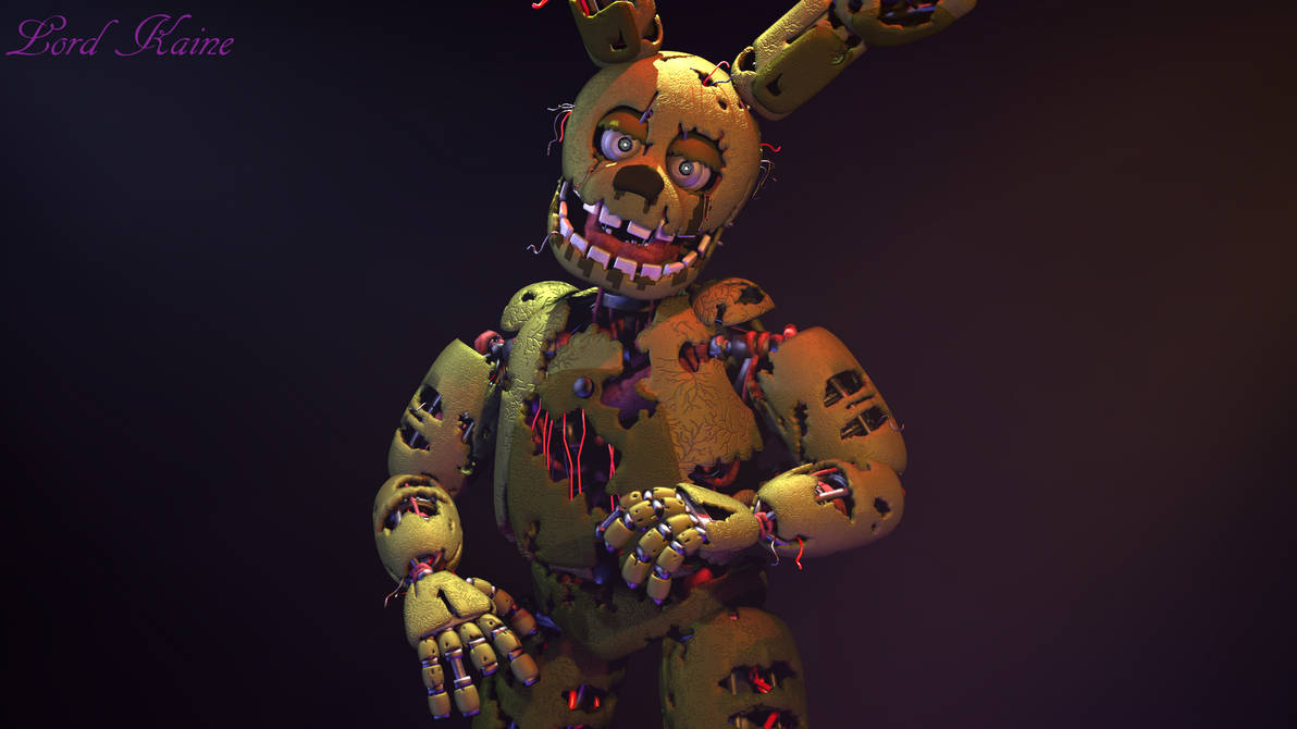 Springtrap Render by Lord-Kaine on DeviantArt