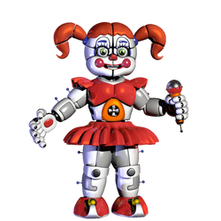 Circus Baby Idle Stage Animation