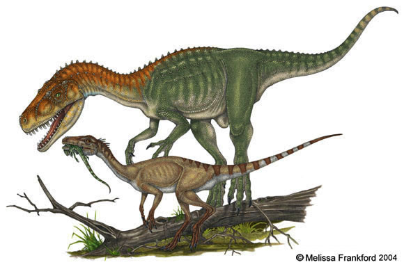 Herrerasaurus and Eoraptor