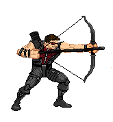 AVENGERS SPRITE PROJECT:  Hawkeye sprite