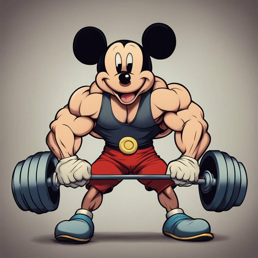 Bodybuilder Mouse Fondo De Pantalla De Mickey Body Builder Disney Frozen 2 Elsa And Anna