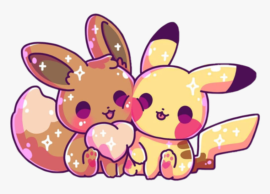 Pikachu and Eevee  Pikachu, Eevee wallpaper, Eevee cute