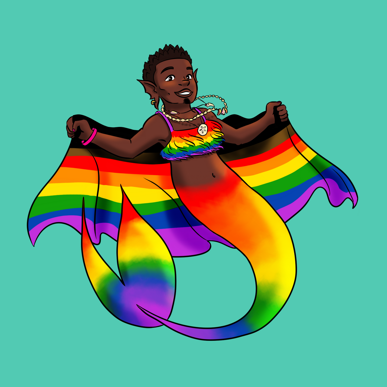 Pride Mermen Gay Pride Merman by goodieprocter on DeviantArt