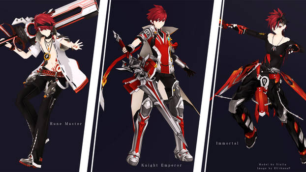 [ELSWORDxMMD]Elsword 3rd jobs model DL