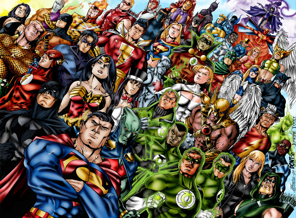 Герои сильнее вместе. DC Comics Супергерои DC Comics. Вселенная Марвел герои. DC Universe комиксы. Марвел и DC.