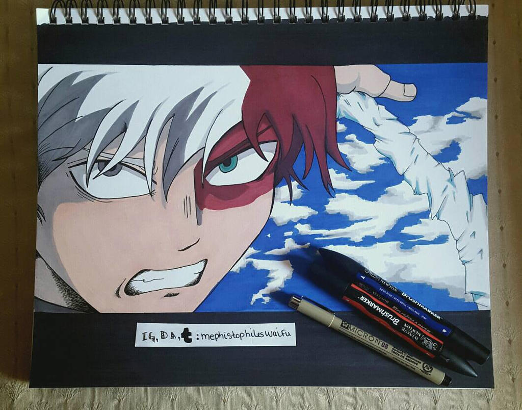 Angry Todoroki by Mephistophileswaifu on DeviantArt