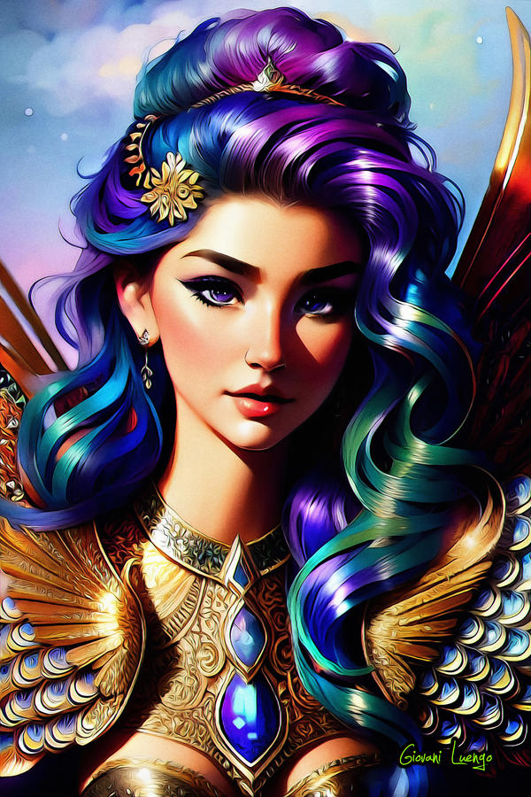 PEACOCK ANGEL II - MELEK TAUS - DEVA RESTILLIA by ARSLUMIEL on DeviantArt