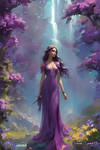 THE LAVANDER DRYAD by beliebelcan