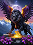 MEHIEL KERUB GRYPHON LION by beliebelcan