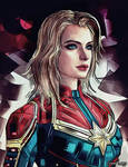 CAPTAIN MARVEL by Lugfrancis