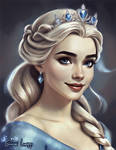 ELSA FROZEN by beliebelcan