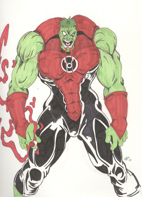 Red Lantern Hulk