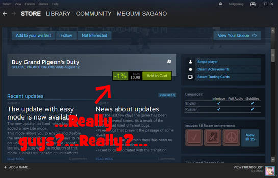 Epic Discount on Steam