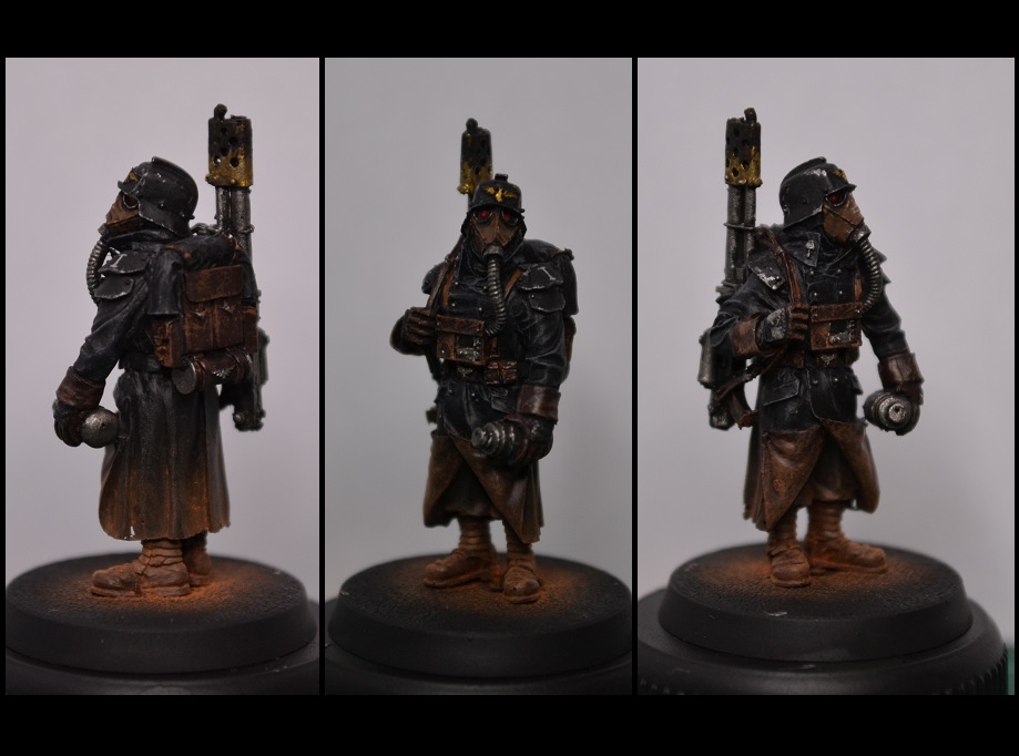 Death Korps of Krieg - Paint test - WIP.