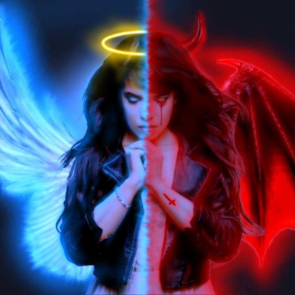Indila As Part Angel And Demon by CosmicCorners on DeviantArt