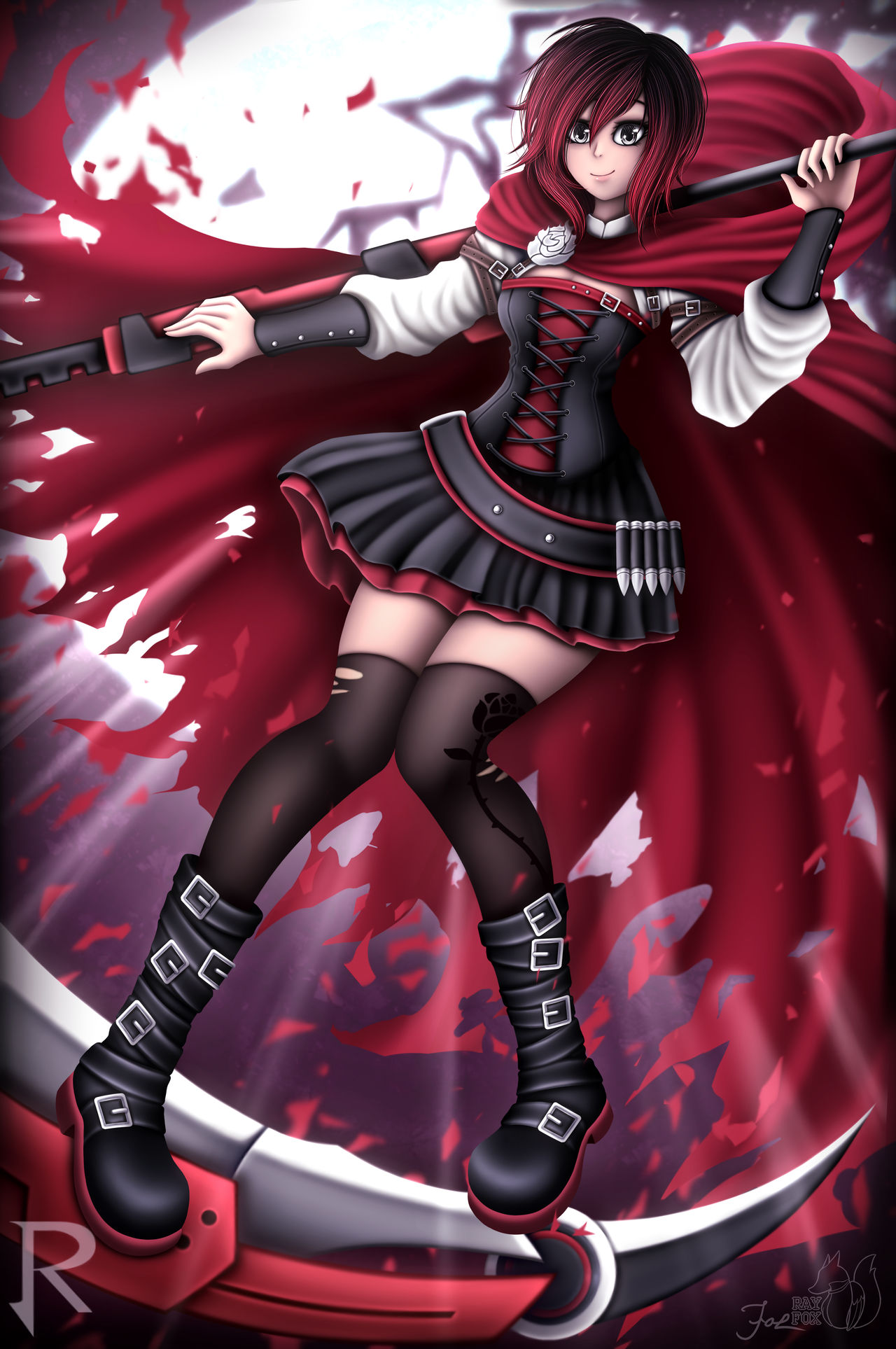 Ruby Roses Rwby RWBY Ruby Rose by HoodieFoxy on DeviantArt