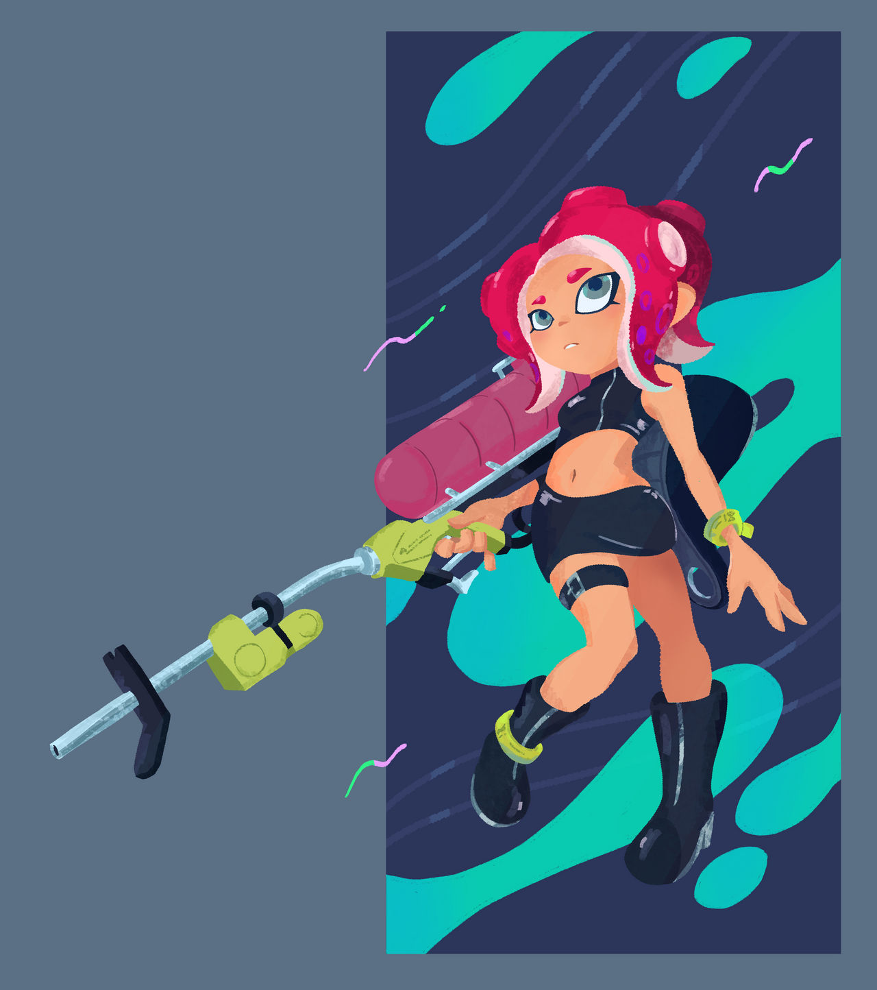Splatoon Agent7 Agent 8 (Splatoon) by NagaToast on DeviantArt