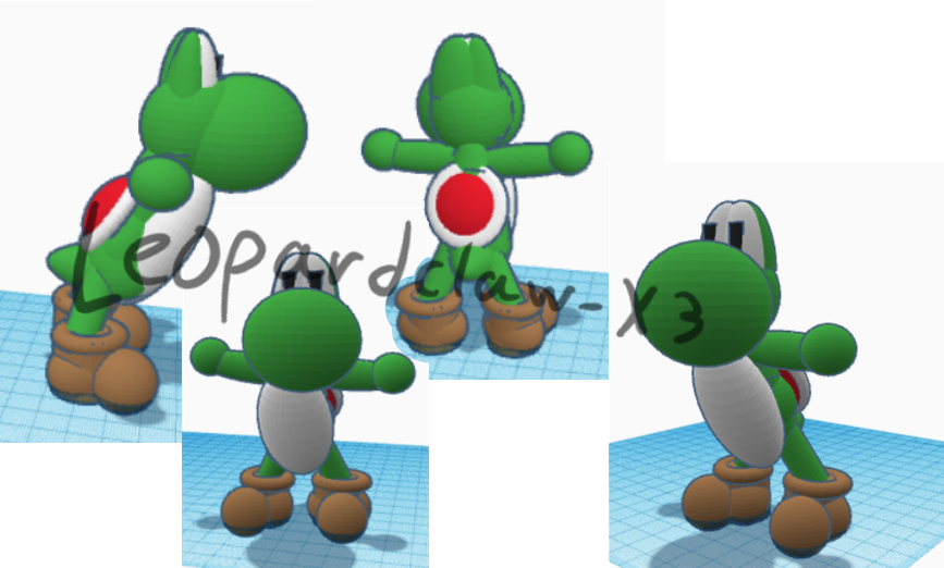 Yoshi - Super Mario Bros - Fan Art - 3D model by printedobsession