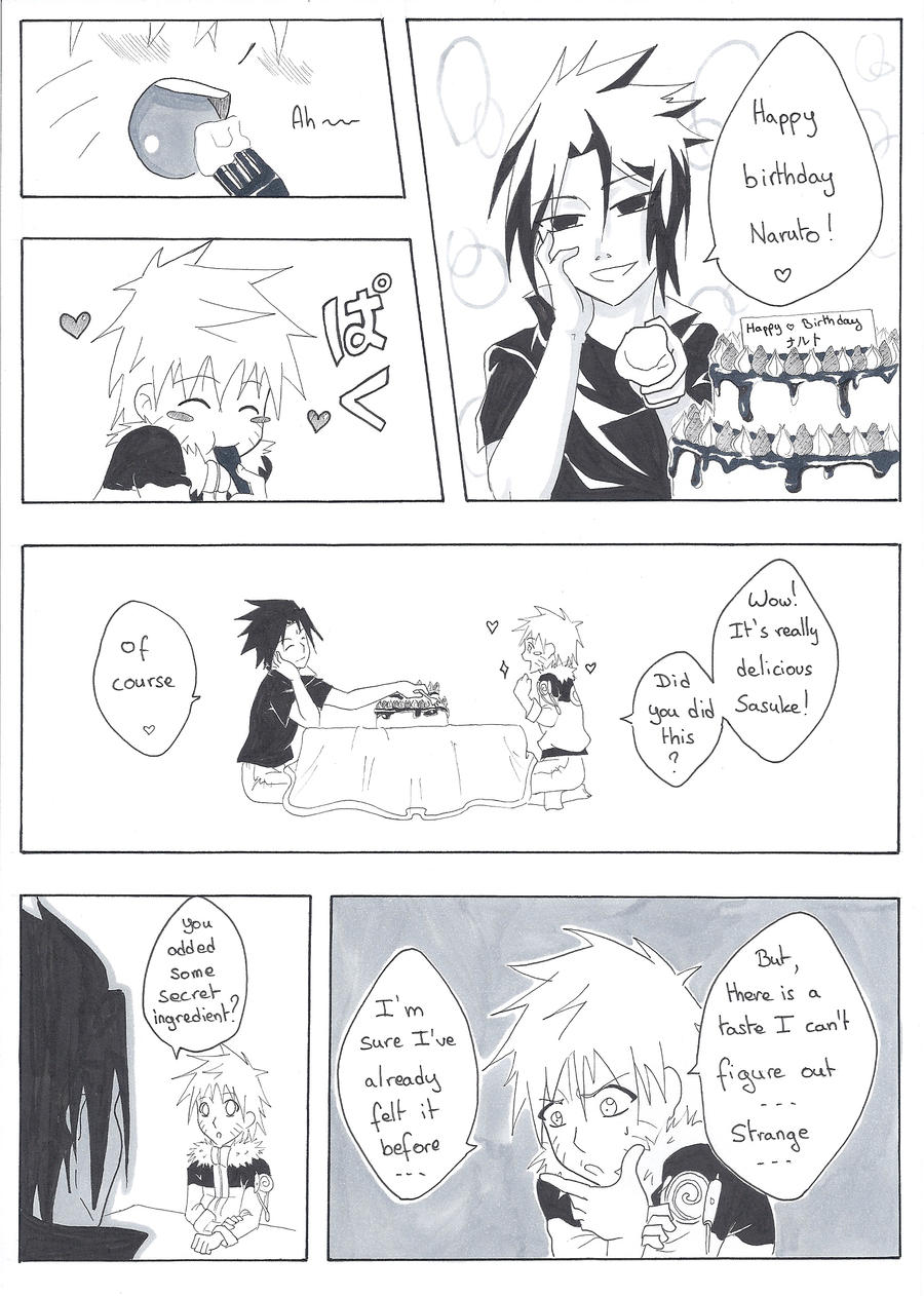 Special Naruto B Day 12 Comic 1 Pg 1 By Mikagx On Deviantart