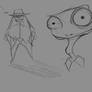 Sketches After Rango