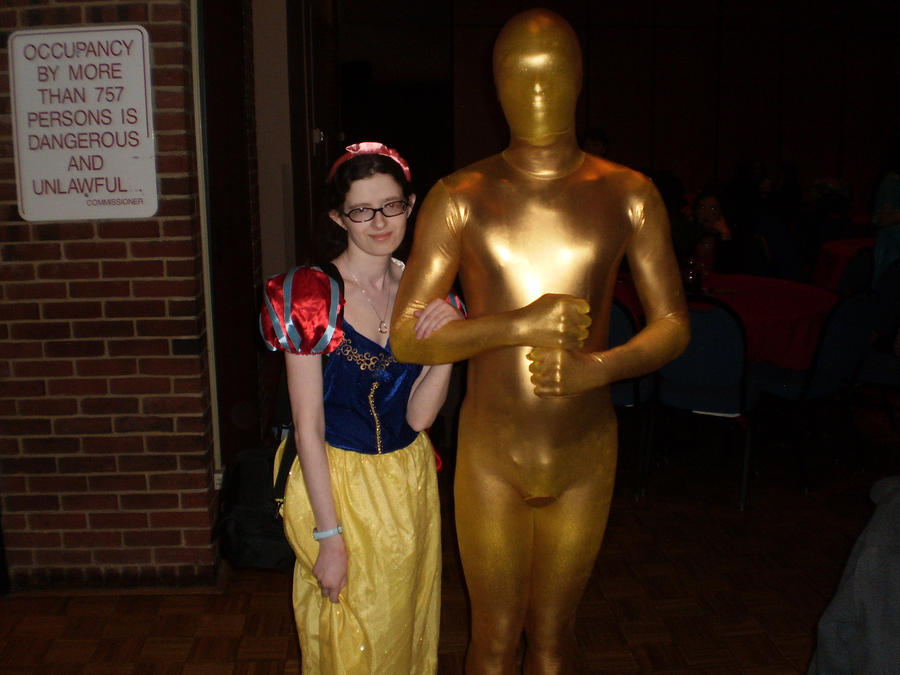 Oscars Trophy and Snow White