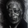 Morgan Freeman Charcoal