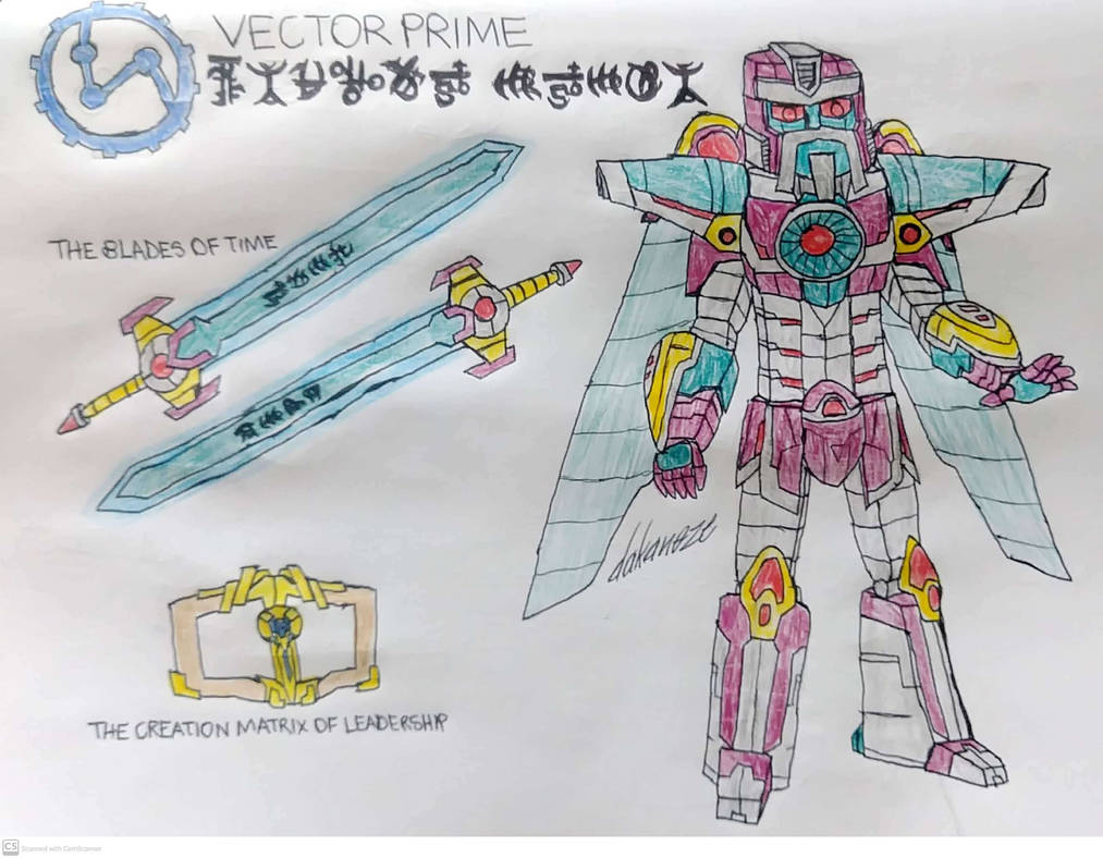 Transformers Beyond: Vector Prime by dakaueze on DeviantArt