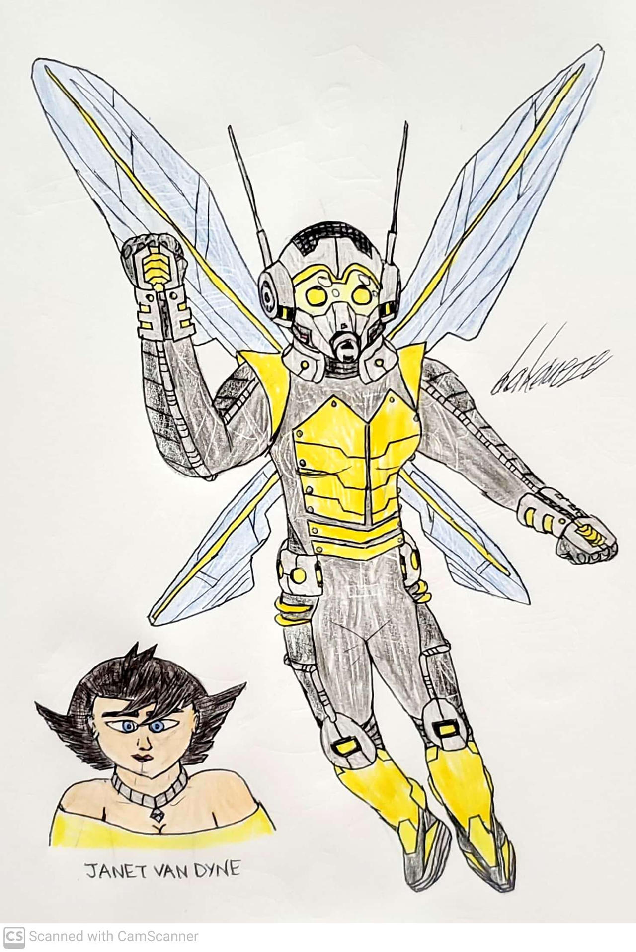M009--Wasp by dakaueze on DeviantArt