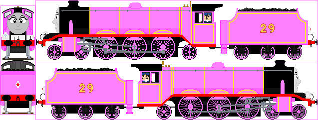 Pink Engine Drawing Edith the Pink Engine by EliasFlinter2003 on DeviantArt