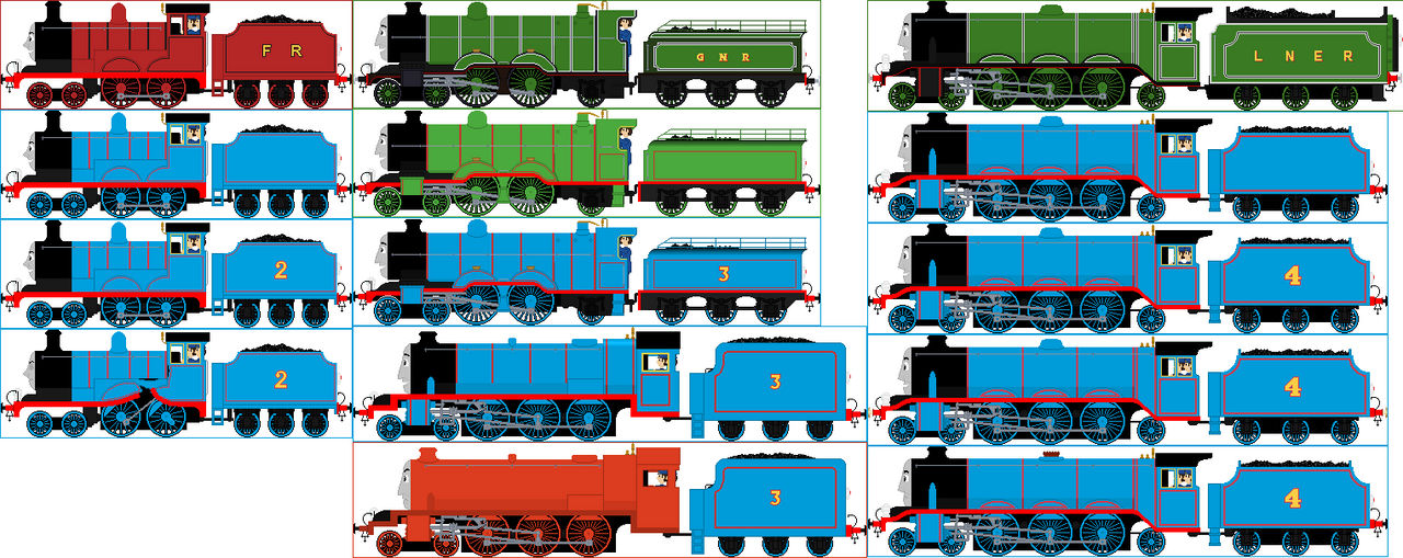 Train Engine Evolution The Three Railway Engines Evolution (my series) by EliasFlinter2003 on ...