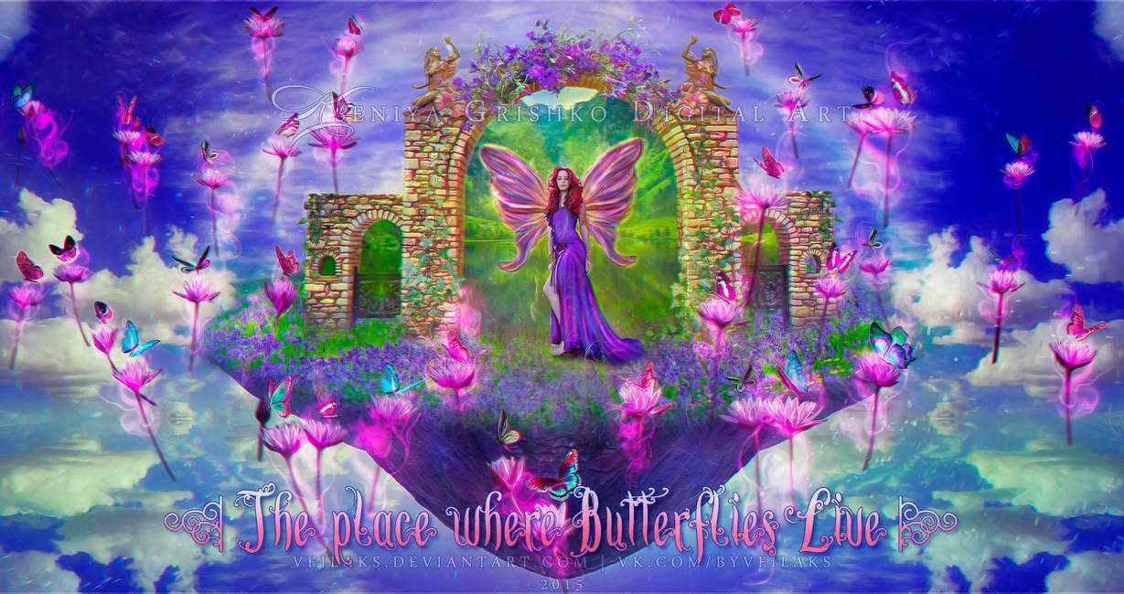The place where Butterflies Live by VeilaKs The place where Butterflies Live by VeilaKs
