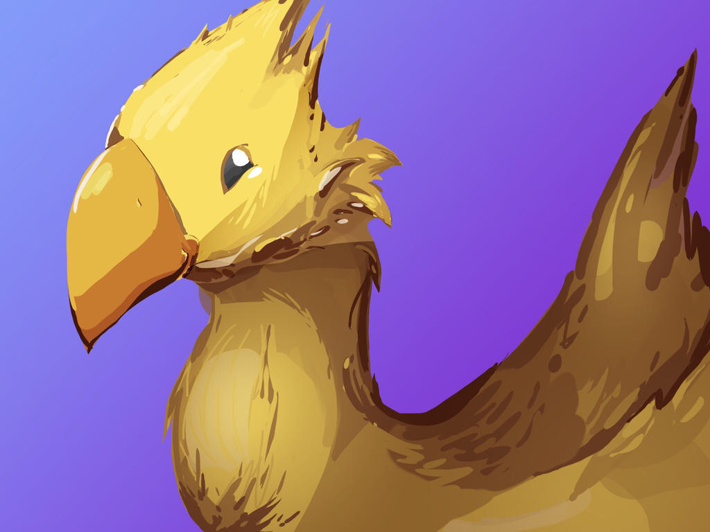 A Peculiar-looking Chocobo