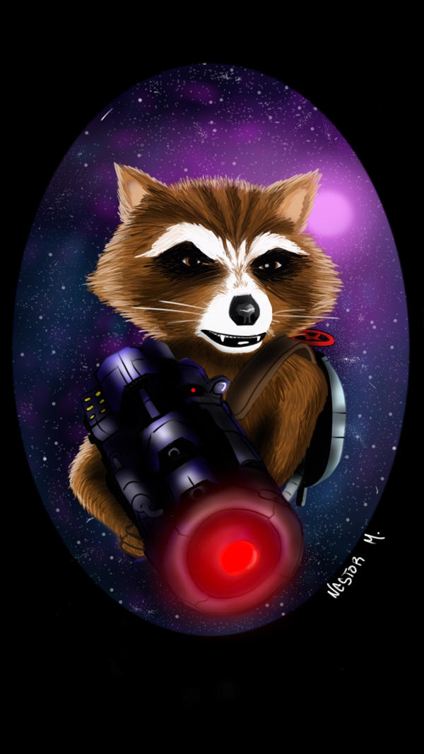 Rocket Racoon Inflated Rocket Racoon by slinkydude on DeviantArt