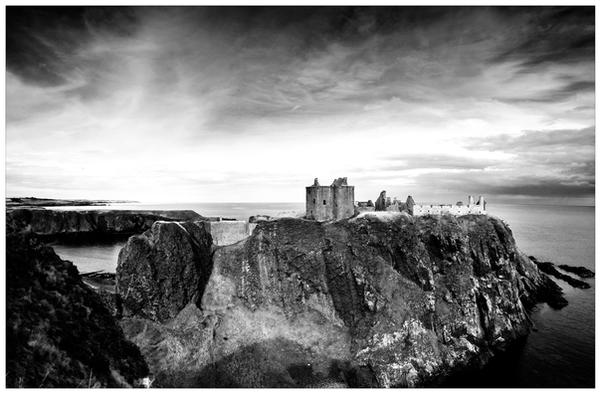 Dunnotar Castle BW