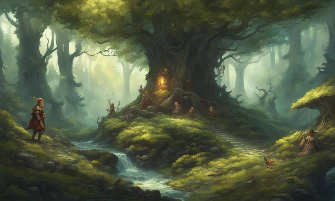 Forest Ruler Fantasy Fantasy Forest: landscape by SoCalSecrets on DeviantArt