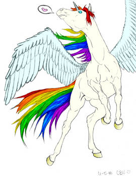 Rainbow Unipeg -Alicorn-