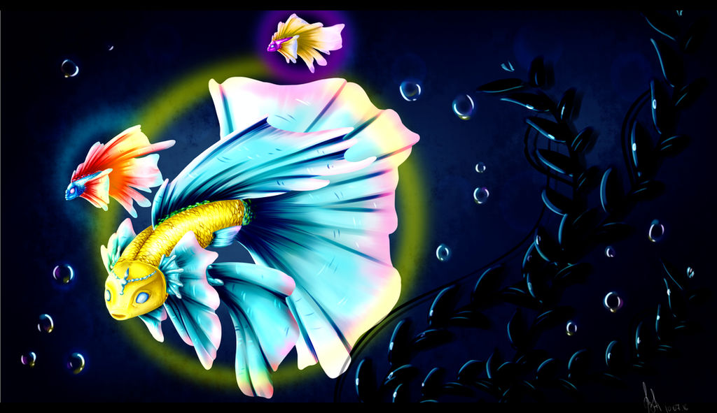 Fish Drawing Digital Digital Art- Fish by DaryaWinter on DeviantArt