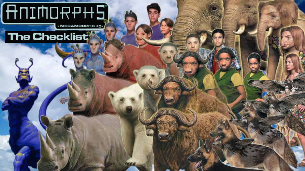Animorphs checklist cover by monkeyjb1988 on DeviantArt