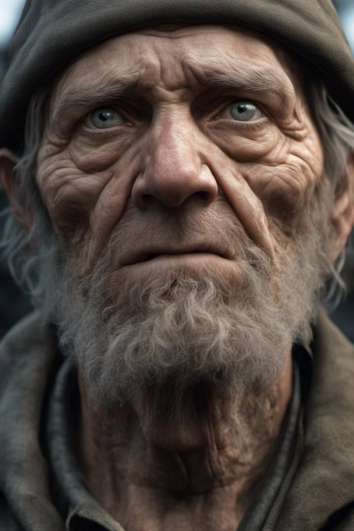 Bearded Homeless Deviantart 4 Face Angle Image Of A Homeless Veteran, Haunte by teamtom1350 on ...