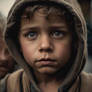 4 Face Angle Image Of A Homeless Child, Innocent