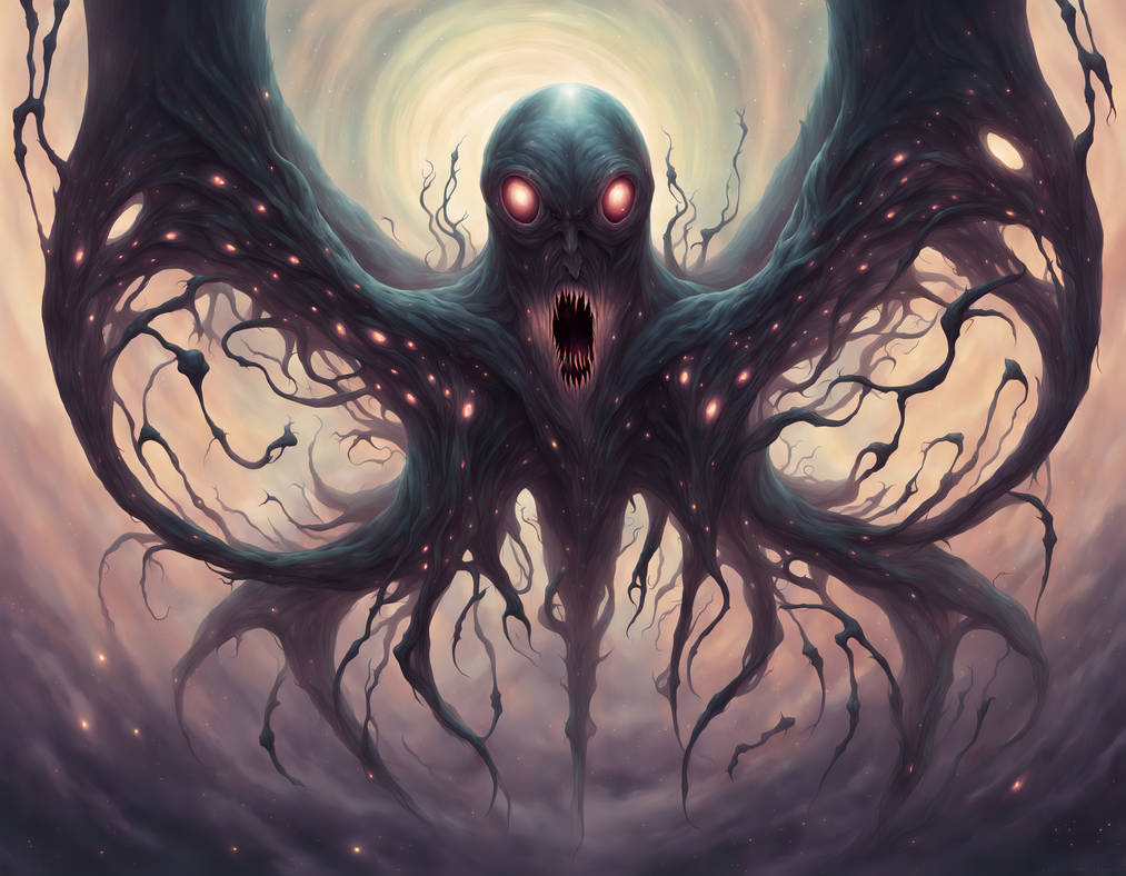 A terrifying cosmic entity floats in the void, its by PepeTHunter on ...