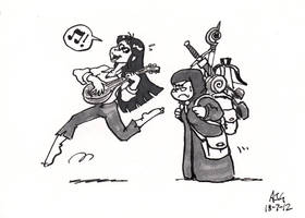 Sketch card - Adventurers 1