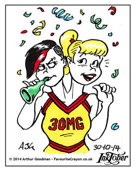 Inktober '14 - Celebrate Monster Girls