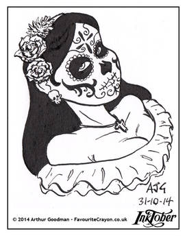 Inktober '14 - Calavera